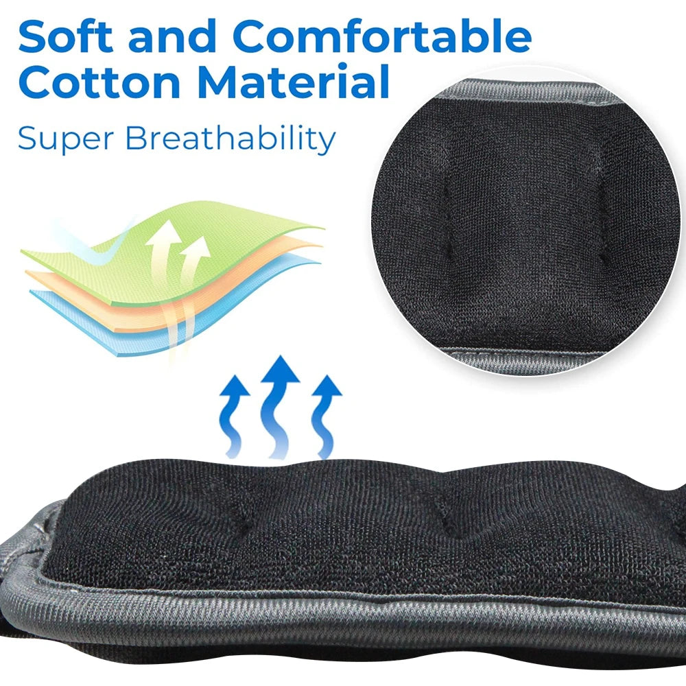 1Pair Adjustable Ankle & Wrist Weights (0.5kg/1kg) Neoprene