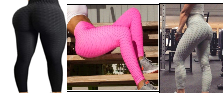 Set of 3 - Ruched Leggings